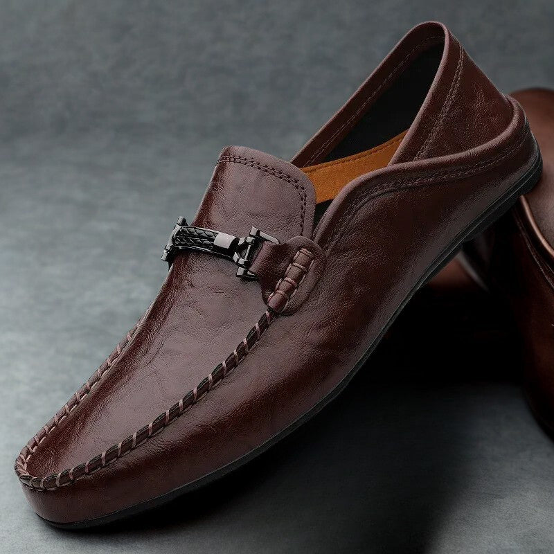 MARCELLO LEATHER LOAFERS