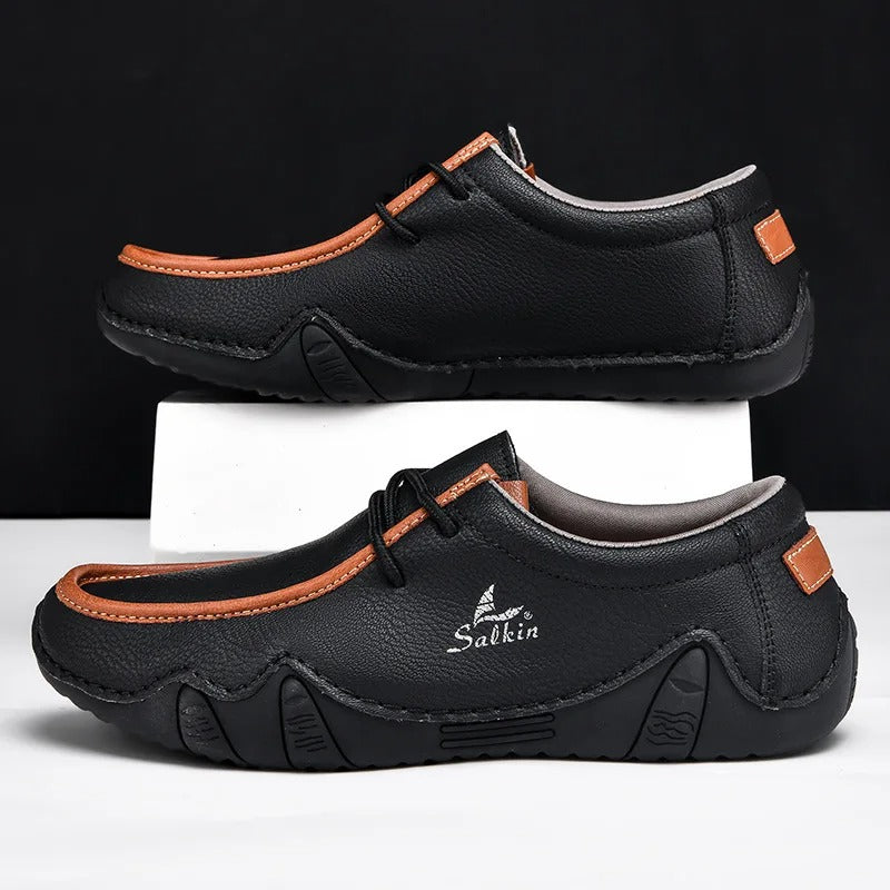 SERGIO LEATHER LOAFERS