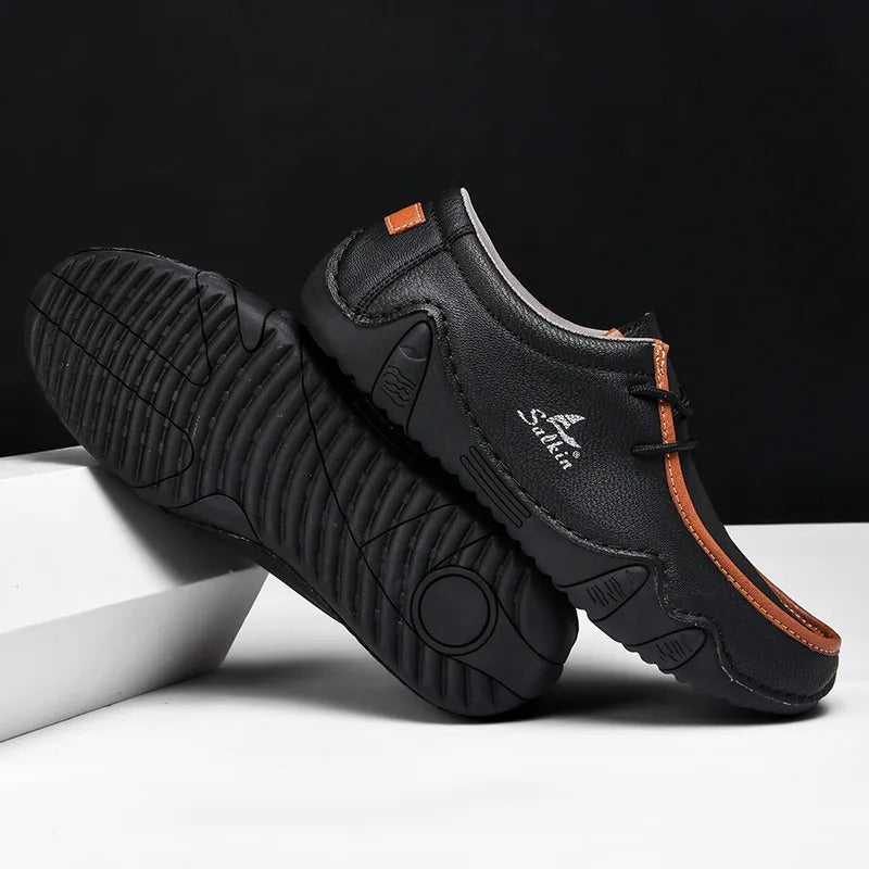 SERGIO LEATHER LOAFERS