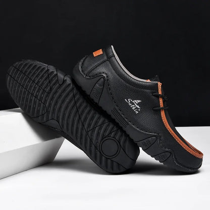 SERGIO LEATHER LOAFERS