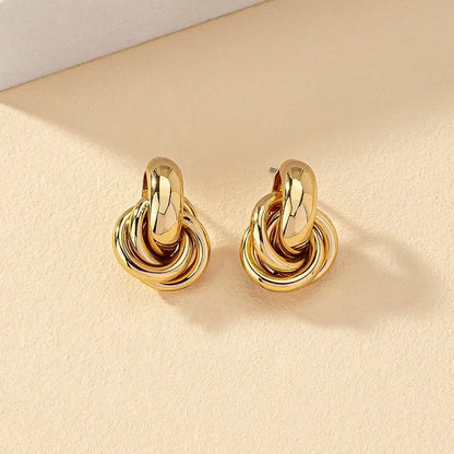 Knot Hoop Earring