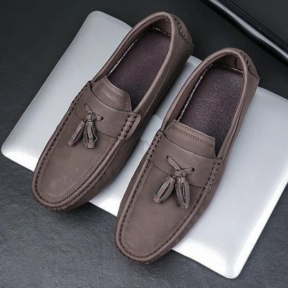 ARISTO LEATHER LOAFERS