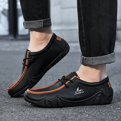SERGIO LEATHER LOAFERS
