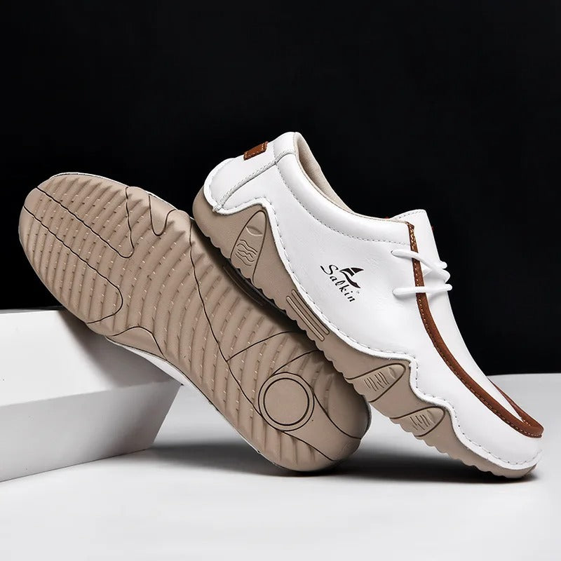 SERGIO LEATHER LOAFERS