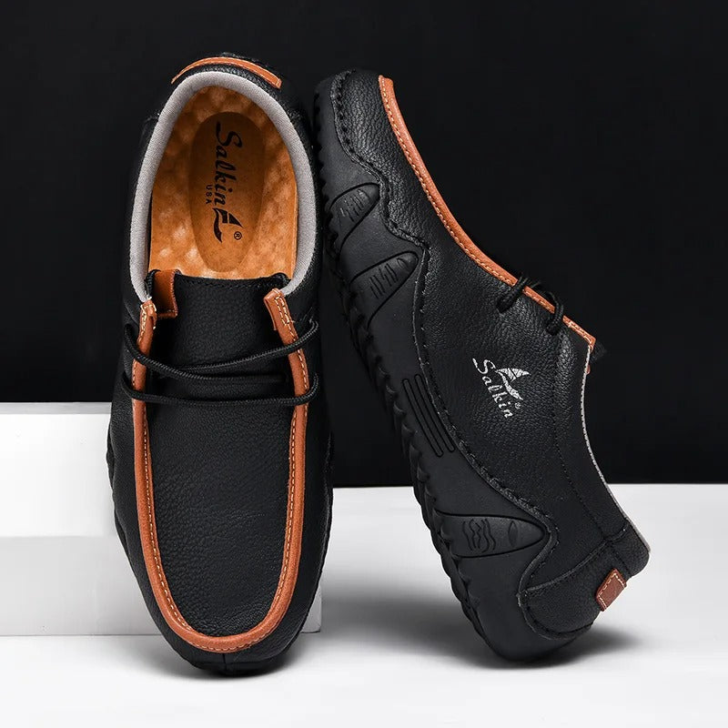 SERGIO LEATHER LOAFERS