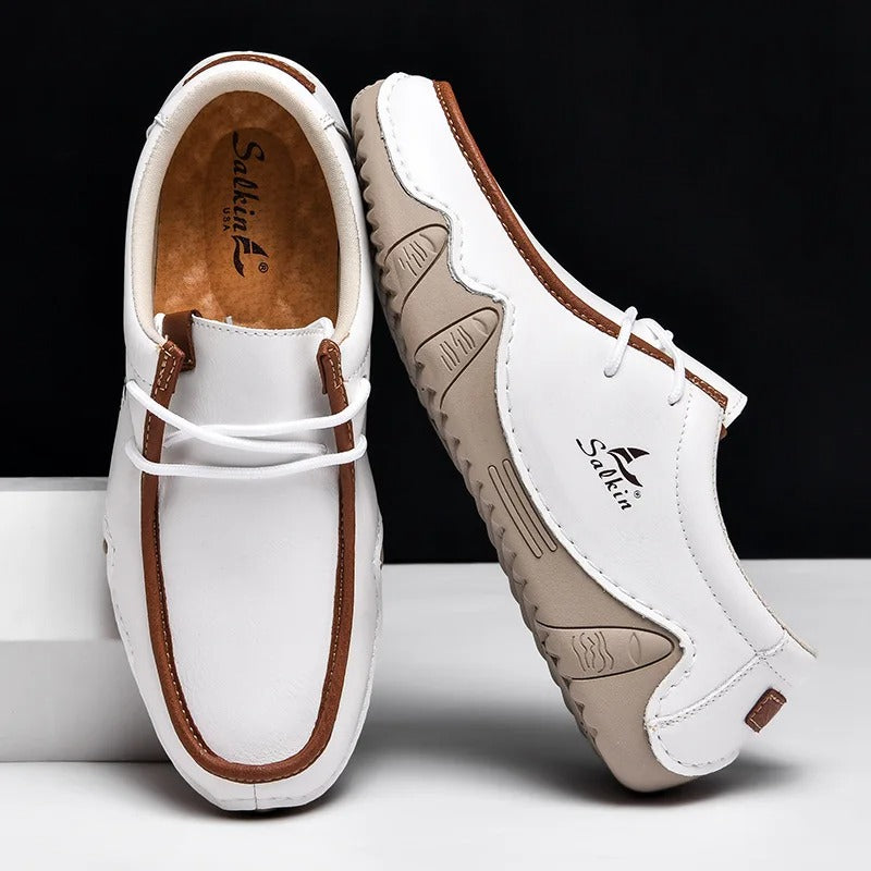 SERGIO LEATHER LOAFERS