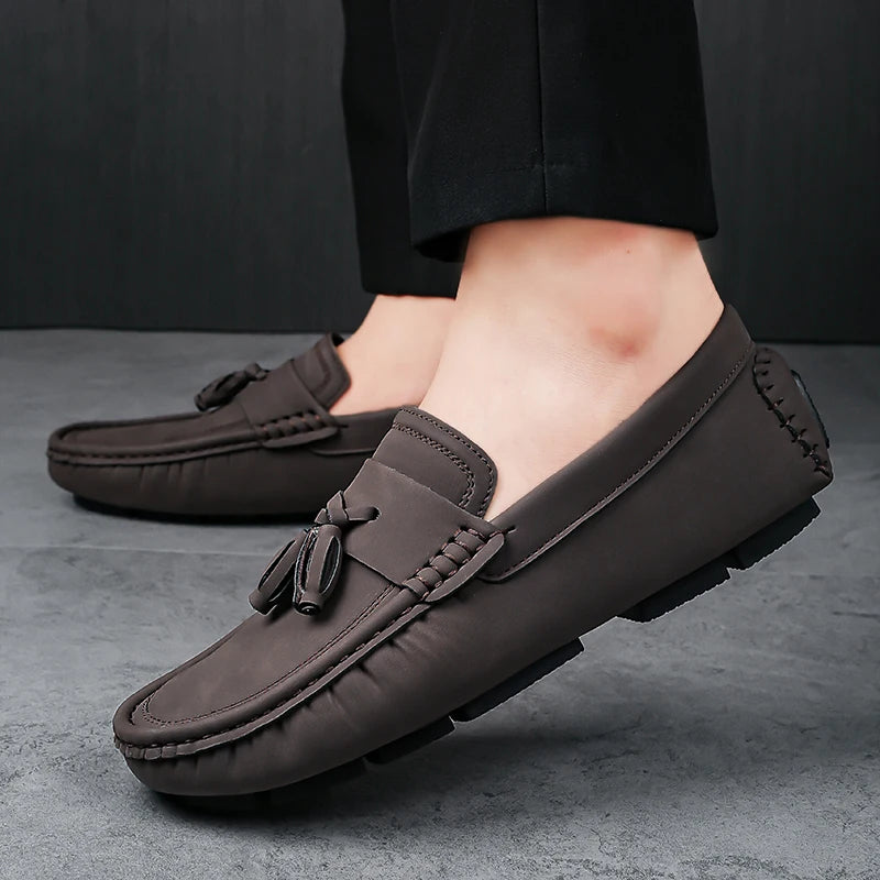ARISTO LEATHER LOAFERS