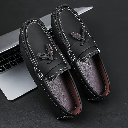 ARISTO LEATHER LOAFERS