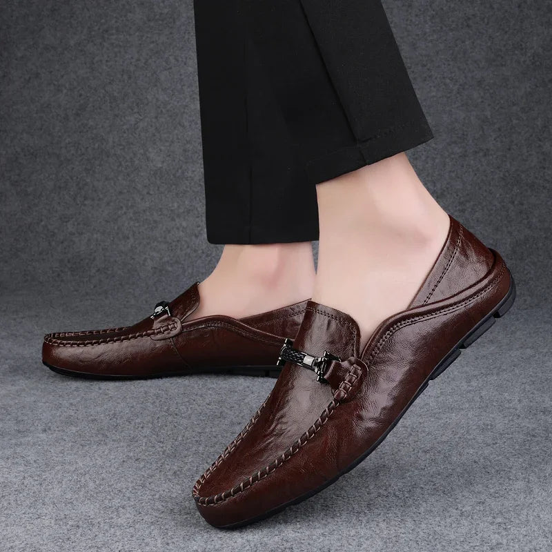 MARCELLO LEATHER LOAFERS