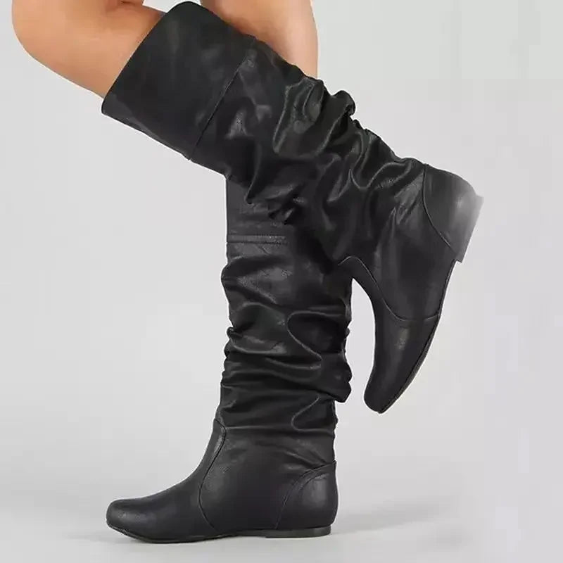 MID CALF WESTERN BOOTS