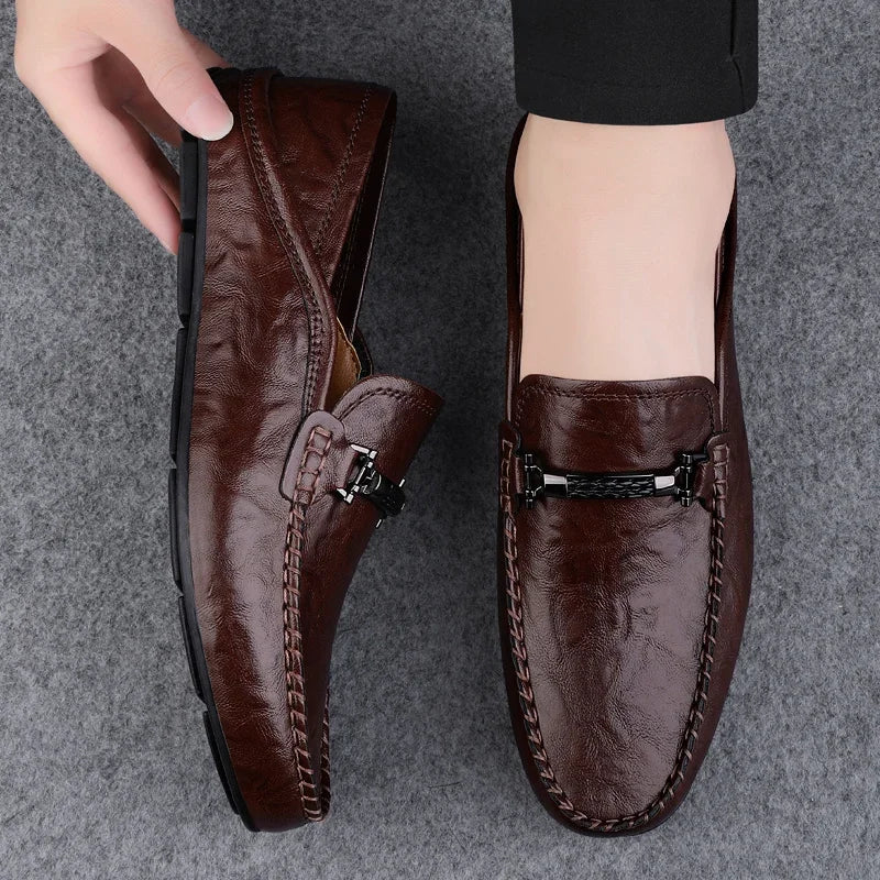 MARCELLO LEATHER LOAFERS