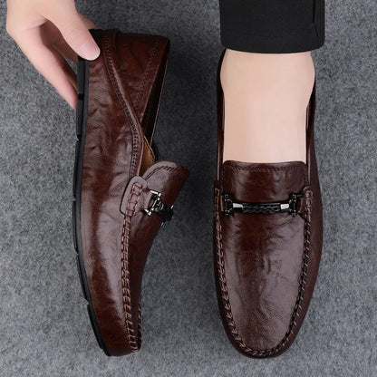 MARCELLO LEATHER LOAFERS