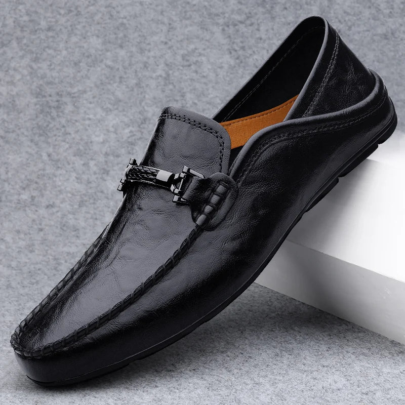 MARCELLO LEATHER LOAFERS