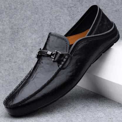 MARCELLO LEATHER LOAFERS