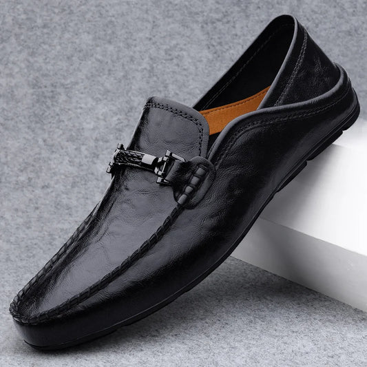 MARCELLO LEATHER LOAFERS