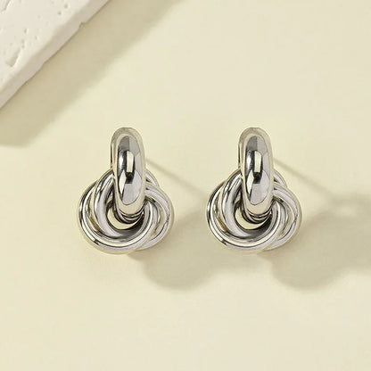 Knot Hoop Earring