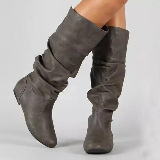 MID CALF WESTERN BOOTS