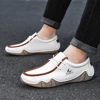SERGIO LEATHER LOAFERS