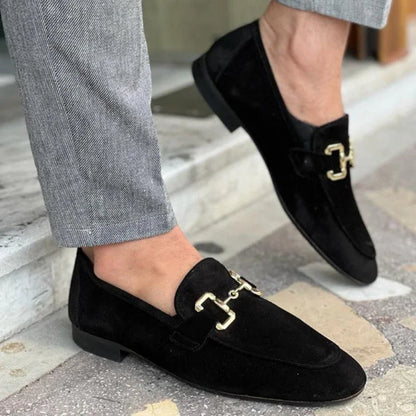 LORENZO VELVET LOAFERS
